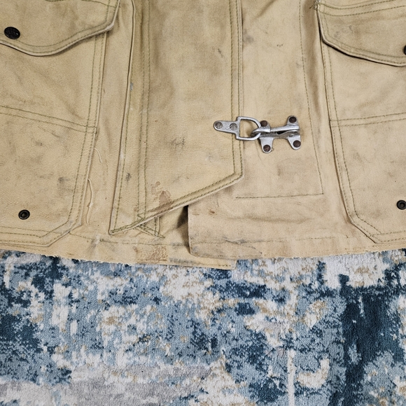 Vintage 1950s Body Guard Canvas Firefighter Jacket w/ Liner Turnout Coat 44 - Picture 7 of 16
